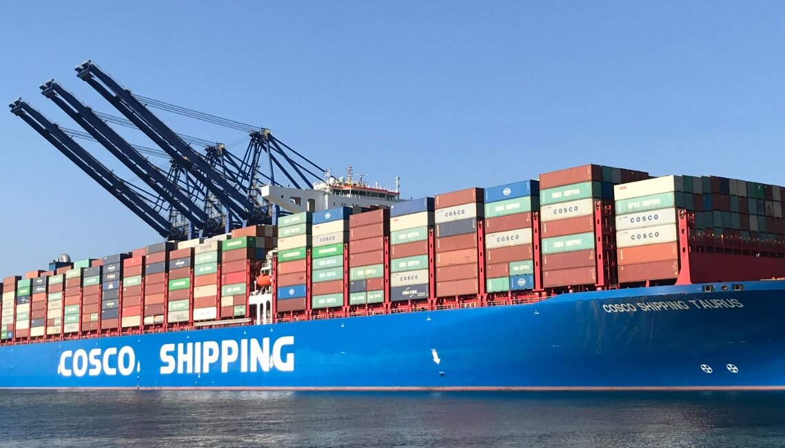 中远的每周宁波-汉堡航线